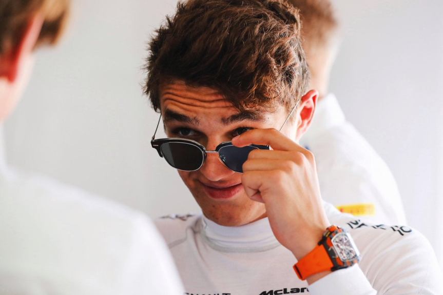 Lando Norris Shines at the British GP with Hollywood Royalty Brad Pitt in&nbsp;Attendance