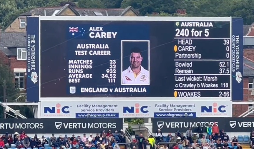 The Hostile Reception: A Test Match’s Soundwave of Discontent Affects Alex&nbsp;Carey