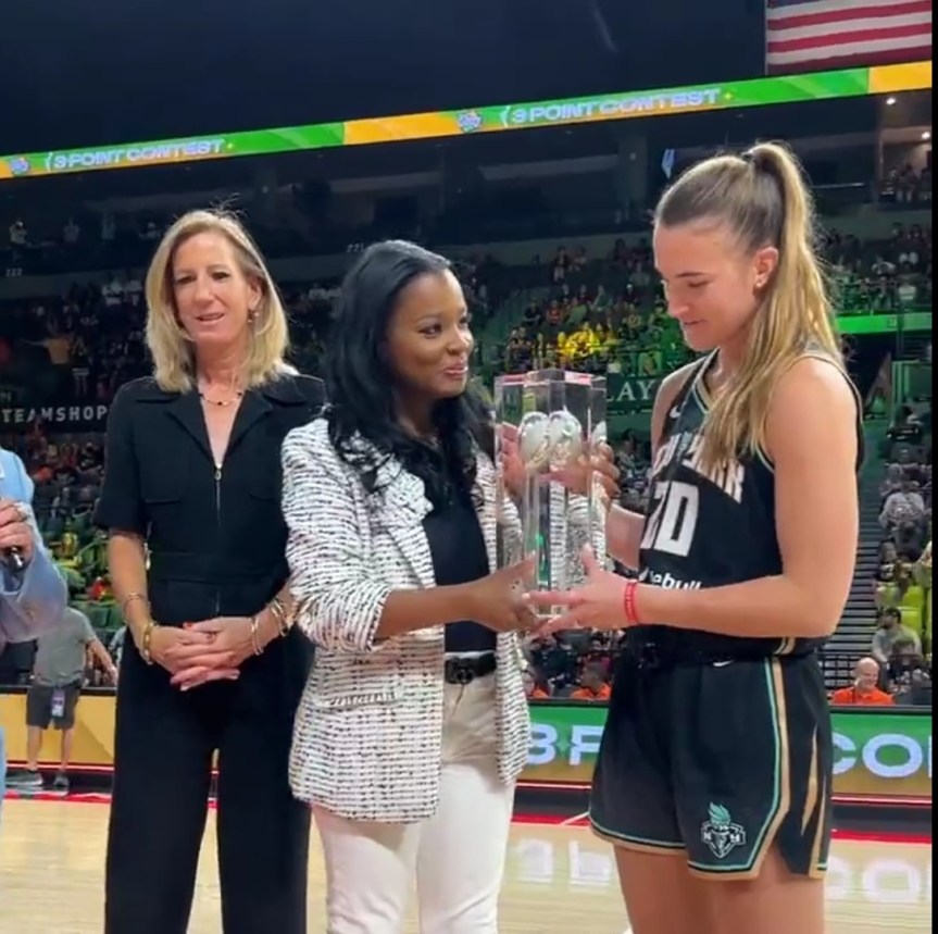 Sabrina Ionescu Shines Bright in Historic WNBA Three-Point Contest&nbsp;Victory