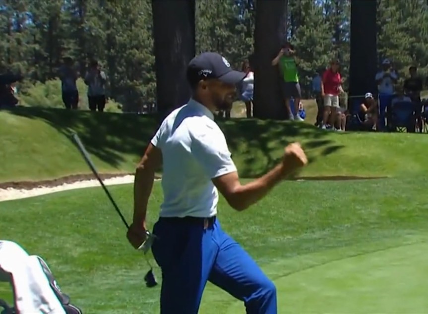 Warriors superstar Steph Curry Astonishes with Unbelievable Putt at American Century&nbsp;Championship