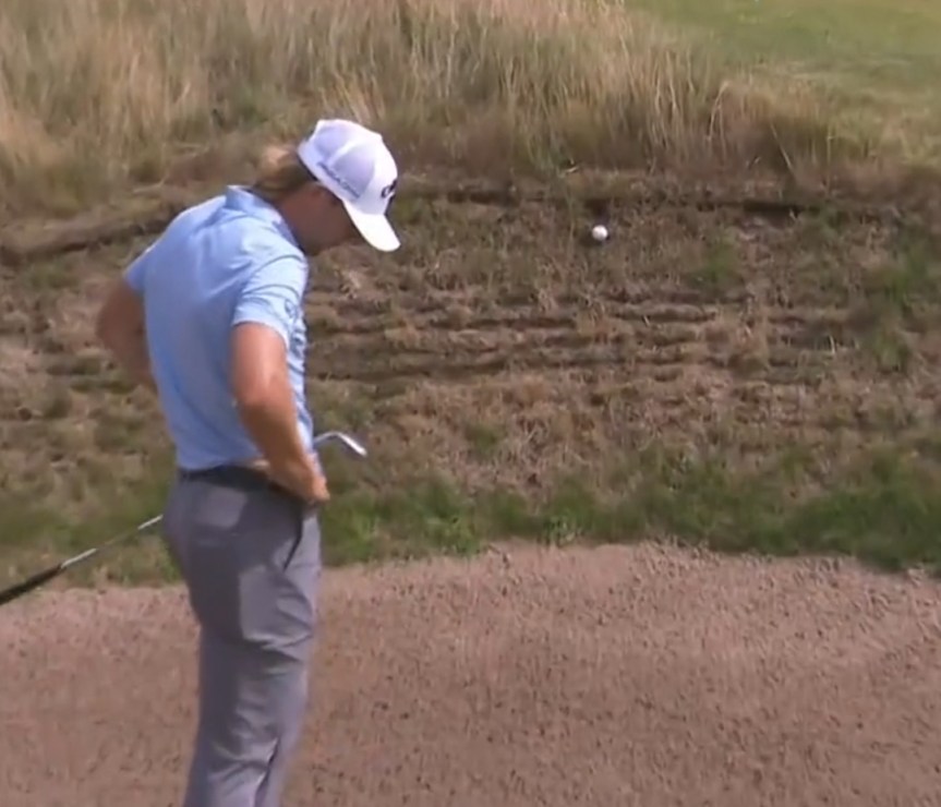 Unfortunate Bunker Troubles for Sam Burns at the Scottish&nbsp;Open