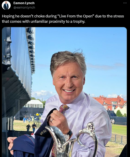 Banter Heats Up as Chamblee and Lynch Exchange Shots Ahead of the Open&nbsp;Championship