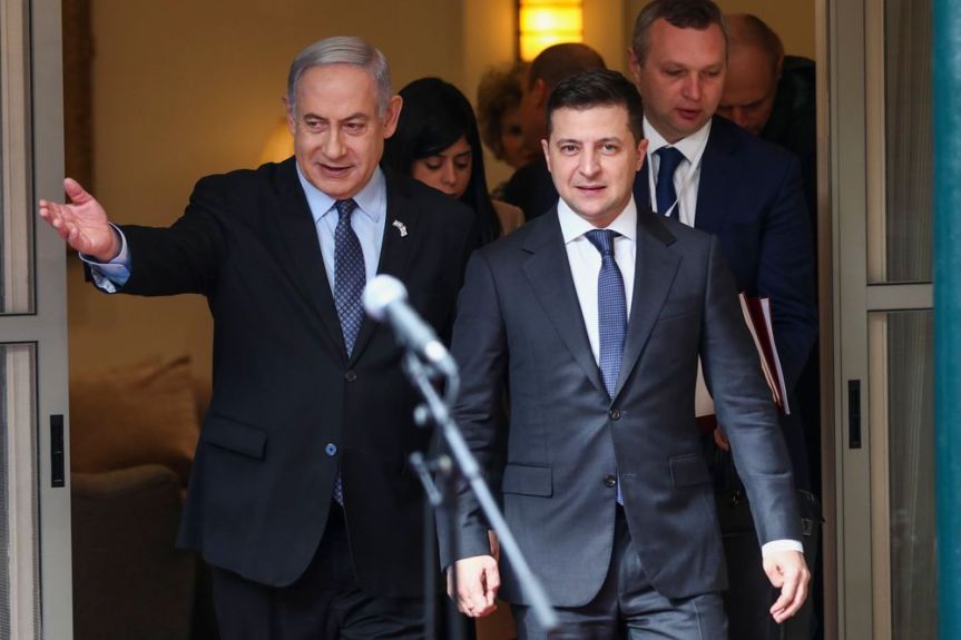 Israeli Prime Minister Netanyahu and Ukrainian President Zelensky Seek Mutual Cooperation on Iranian Arms in&nbsp;Ukraine