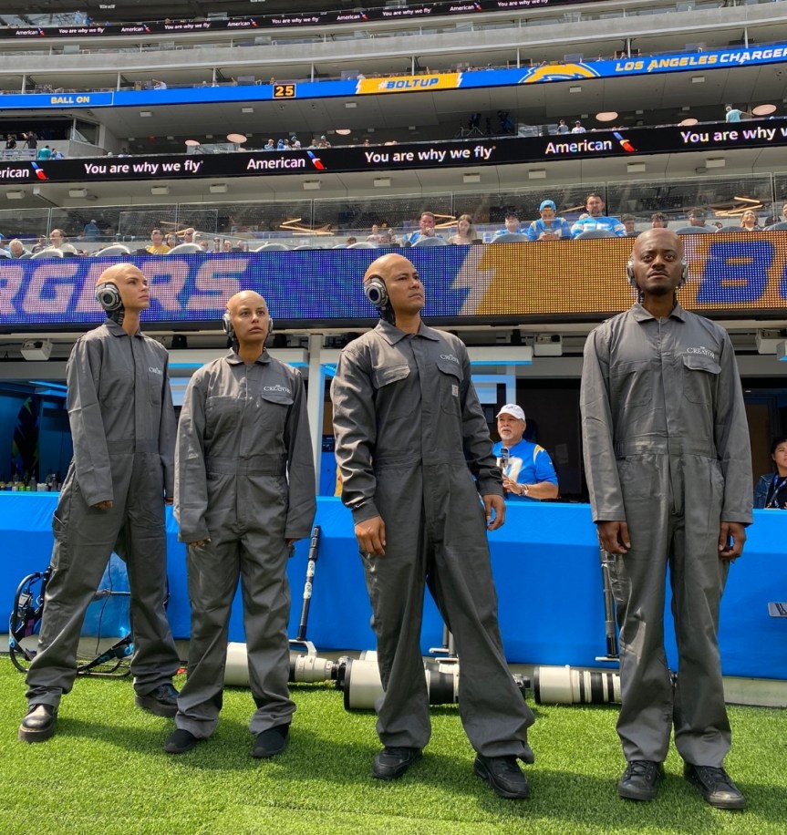 AI Robots Make Unexpected Appearance at the Dolphins-Chargers Game