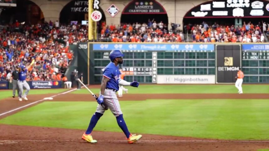 Adolis García’s ALCS Heroics Propel the Rangers to the World&nbsp;Series