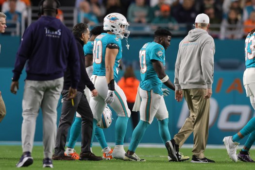 Miami Dolphins Star Receiver Tyreek Hill Suffers Ankle&nbsp;Injury
