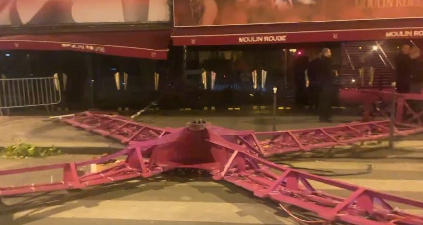 The Unexpected Collapse of Paris’ Iconic Moulin Rouge Windmill Surprises the&nbsp;City